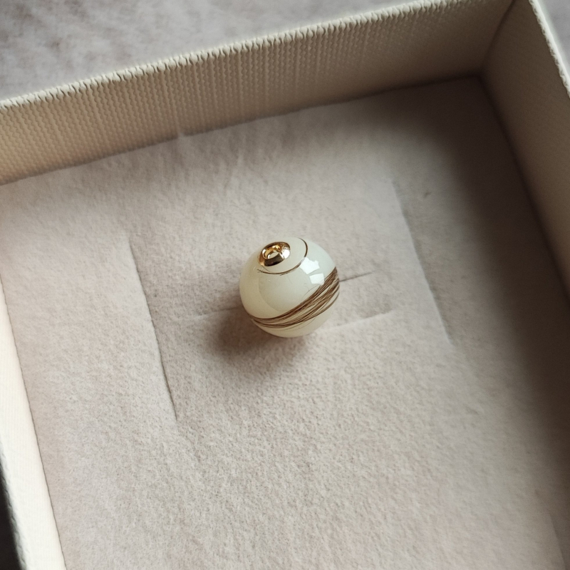 Perlă cu lapte matern și fire de păr Keepsake Pearl Mini 8mm 10mm