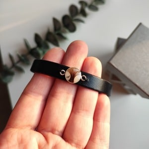 Brățară personalizată Copacul Vieții cu lapte matern de 10 mm